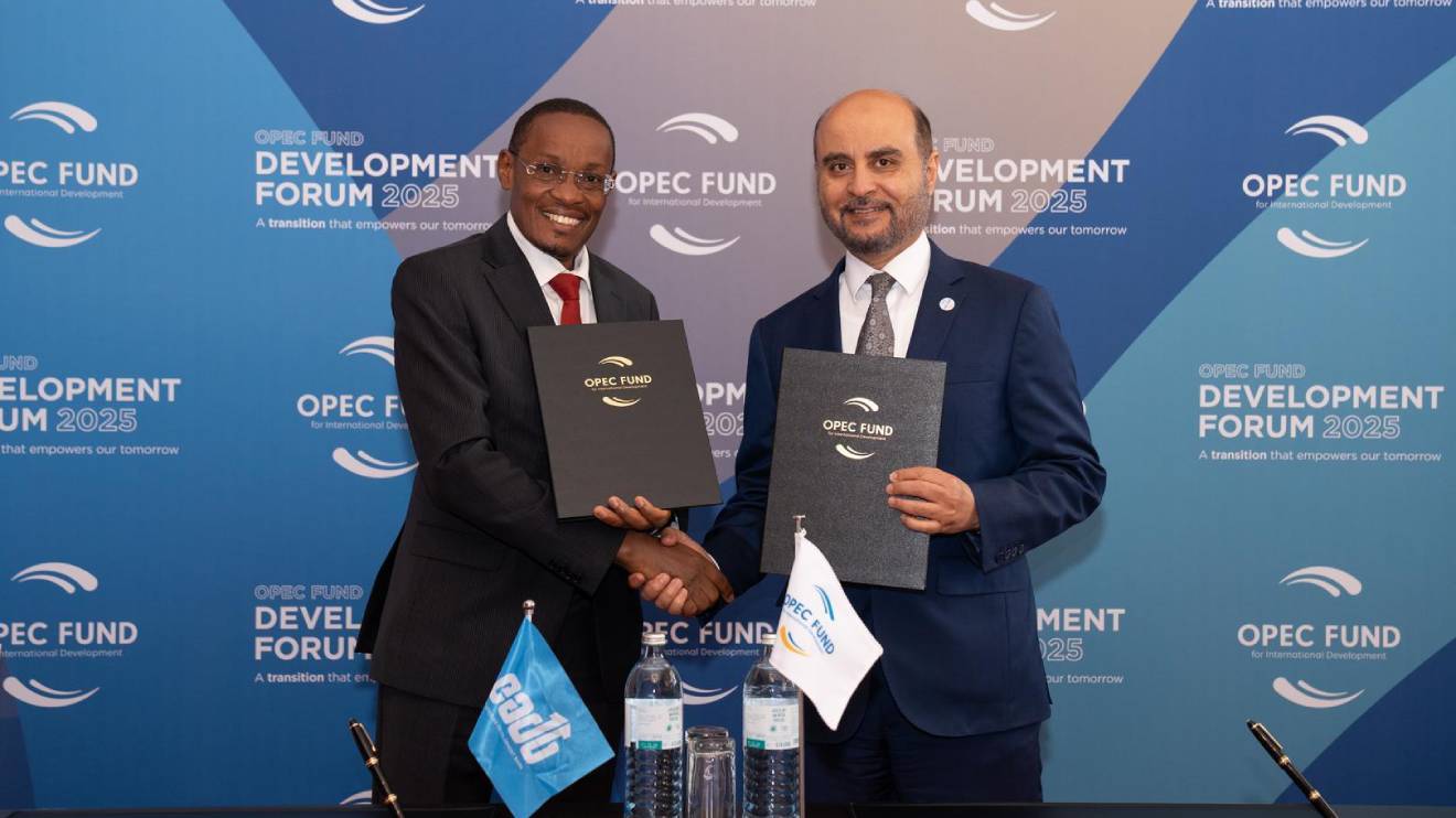 Benard Mono and Dr. Abdulhamid Alkhalifa. PHOTO/COURTESY